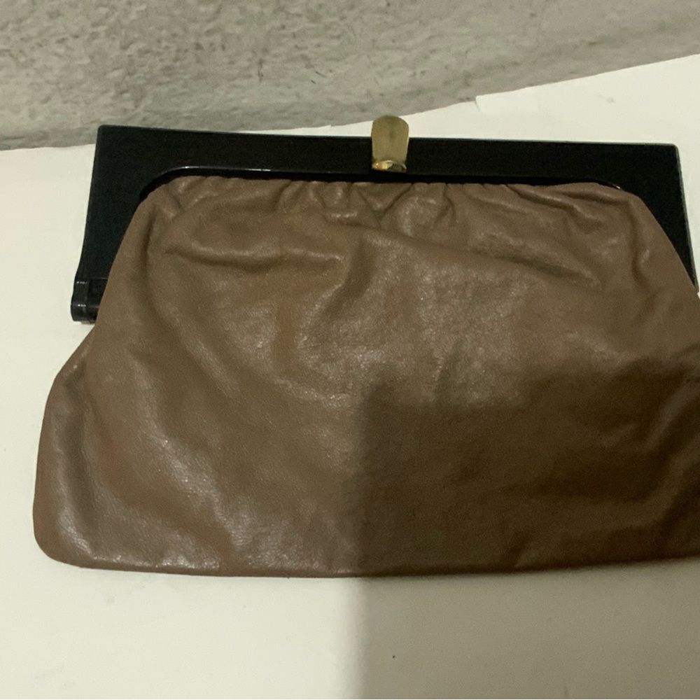 Vintage Miller and Rhoads Leather Clutch
